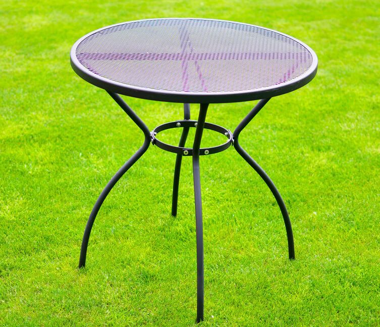 Rojaplast Kovový záhradný okrúhly stôl 70 cm ZWMT-06 3